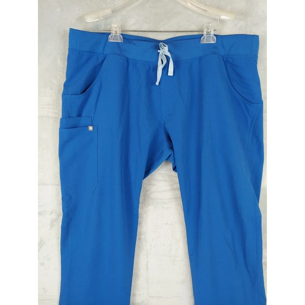 FIGS Mens XXL Blue Technical Collection Scrub‎ Pants Pockets 41x30.5